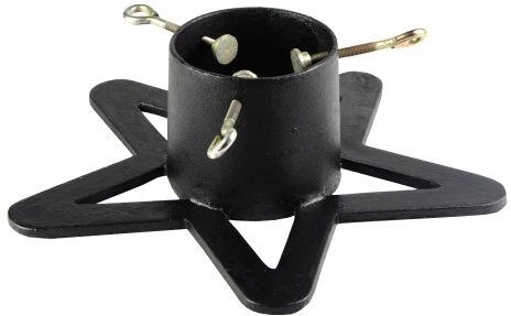 Soporte para árbol de Navidad Estrella de hierro fundido 370 × 350 × 112 mm