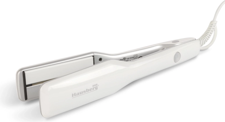 Plancha de pelo de cerámica Hausberg blanca