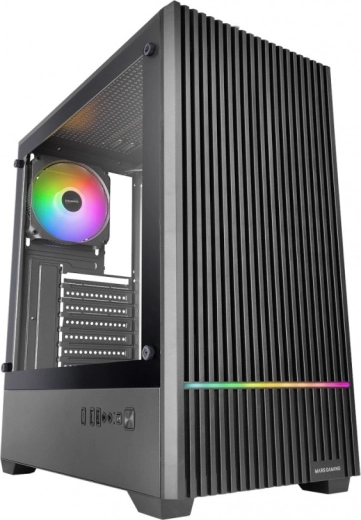 Mars Gaming MC-Quantum caja para PC gaming ATX negra con 4 ventiladores