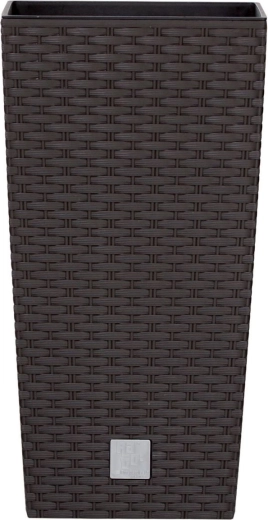 Macetero Rato Square con inserto 29 × 29 × 55 cm umbra