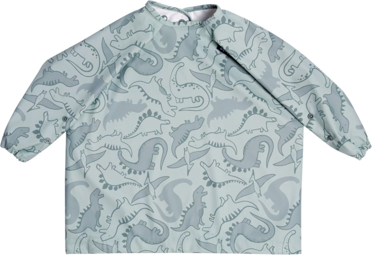 Babero protector Bibado con mangas Dino roar