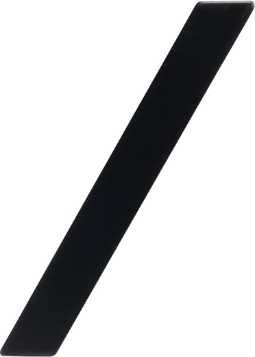 Número de casa 95 mm de acero inoxidable – negro mate