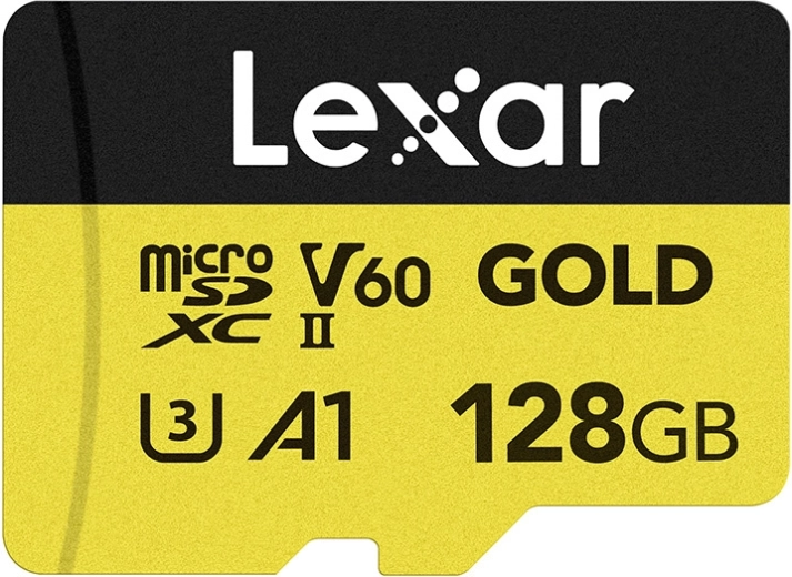 Tarjeta de memoria Lexar Gold microSDXC 128 GB