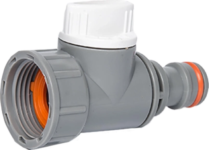 Adaptador con válvula y rosca interna 3/4 WHITE-LINE