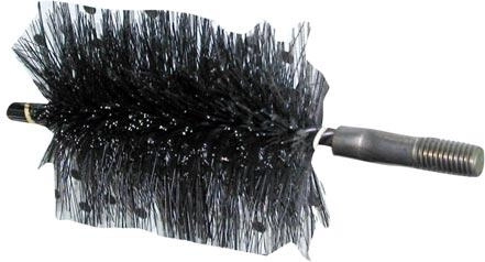 Cepillo tubular cuadrado 40 × 80 mm