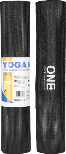 Esterilla de yoga ONE Fitness YM02 negra