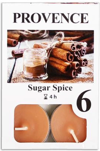 Velas de té Dulces especias, 6 uds