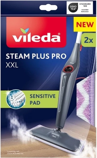 Vileda funda para mopa de vapor Steam Plus Pro XXL Sensitive - 1 pieza