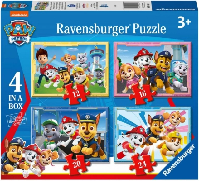 Puzzle Ravensburger PAW Patrol 4 en 1 (12/16/20/24 piezas)