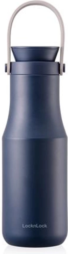 Termo de acero inoxidable con asa LOCKnLOCK Metro 470 ml azul