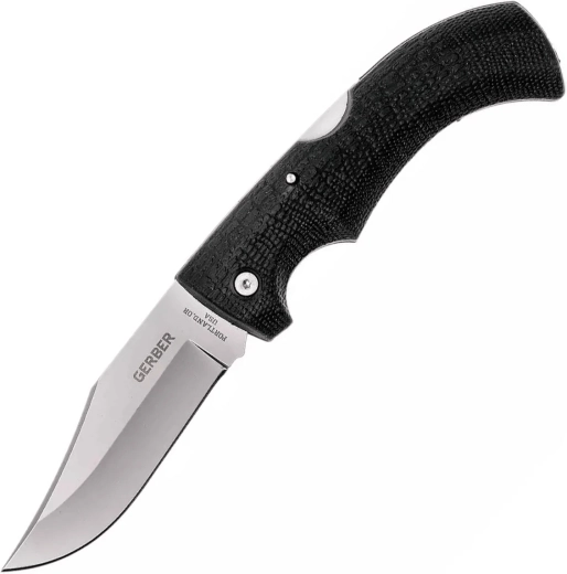 Cuchillo de bolsillo plegable Gerber gator clip point 9,5 cm con funda