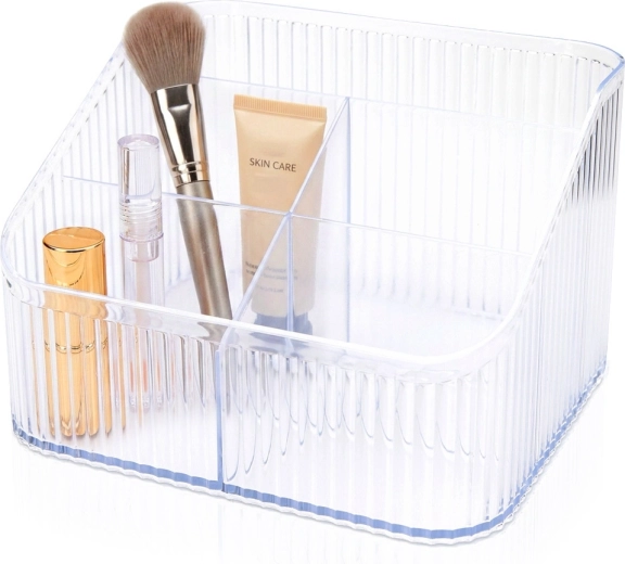 Organizador transparente para cosméticos Eleganza 18 × 15 × 11 cm