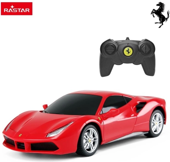 Ferrari 488 GTB Rastar teledirigido 1:24 rojo