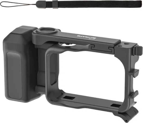 Sunnylife kit para vlogging para Insta360 GO Ultra con cordón para el cuello y zapata cold shoe (negro)