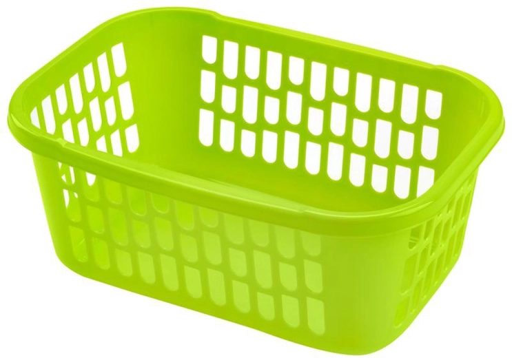 Cesta organizadora de plástico HEIDRUN 39 × 28 × 16 cm, mezcla de colores