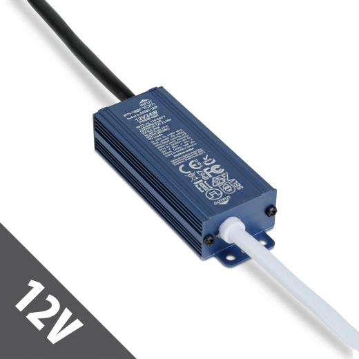 Fuente de alimentación estabilizada de red 12 V CC, 24 W, 2 A, IP67