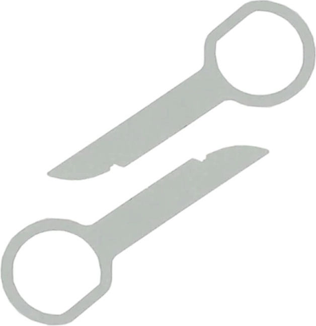 Llaves grandes para desmontar autoradio 9 cm