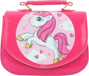 Bolso infantil rosa con unicornio