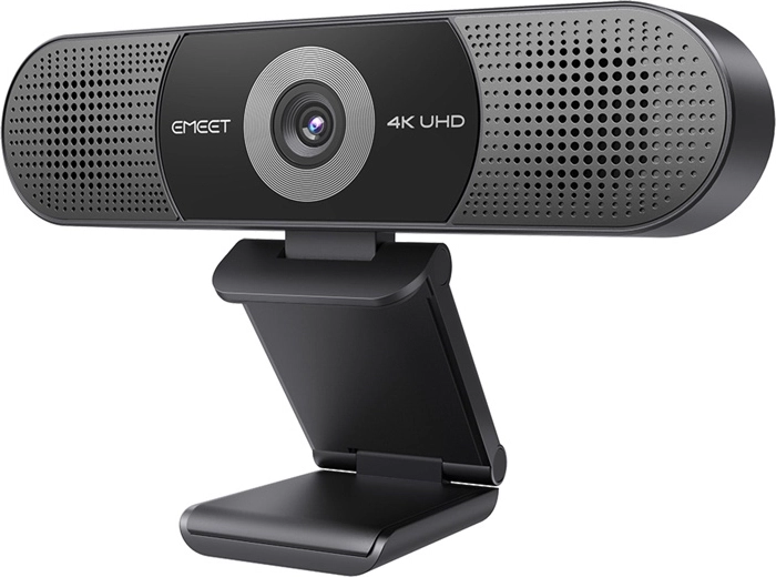 Cámara web EMEET SmartCam C980 Pro 4K UHD con micrófonos y altavoces
