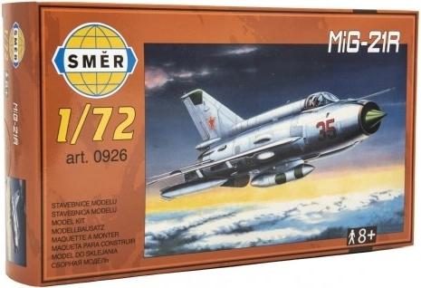 Modelo realista del avión MiG-21R a escala 1:72