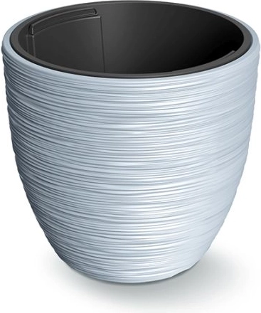 Maceta con inserto Furu 35 cm gris claro