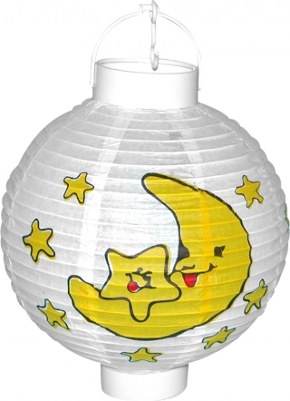 Farolillo Luna y Estrellas a Pilas 20 cm