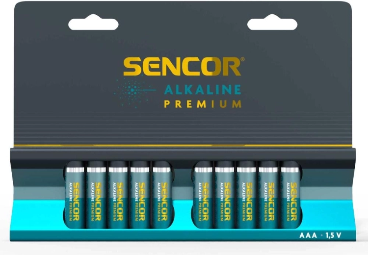 Pilas alcalinas AAA Premium Sencor - 10 unidades