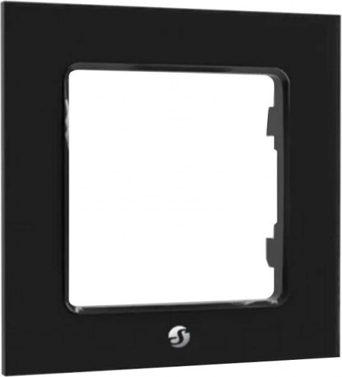 Marco para interruptores Shelly simple negro