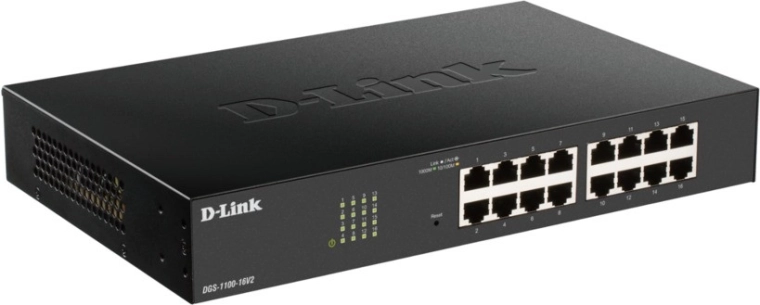 Switch inteligente D-Link DGS-1100-16V2 16× gigabit ethernet