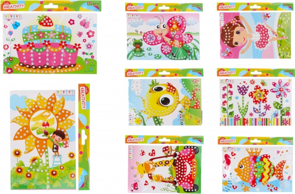 Set creativo con piedras 15 × 22 cm – mix de motivos