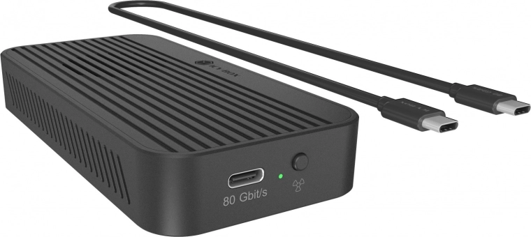 ICY BOX caja externa para SSD M.2 NVMe Thunderbolt 5 80 Gb/s