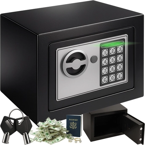 Caja fuerte electrónica doméstica con código Ruhhy