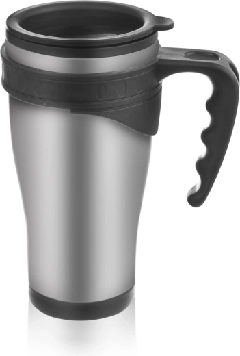 Taza térmica de acero inoxidable 450 ml con tapa de silicona