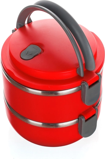 Portacomidas CULINARIA Red, de 2 niveles, 1,1 l