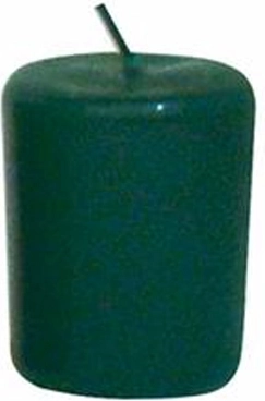 Vela aromática Bosque – verde oscuro, 4 × 4,9 cm