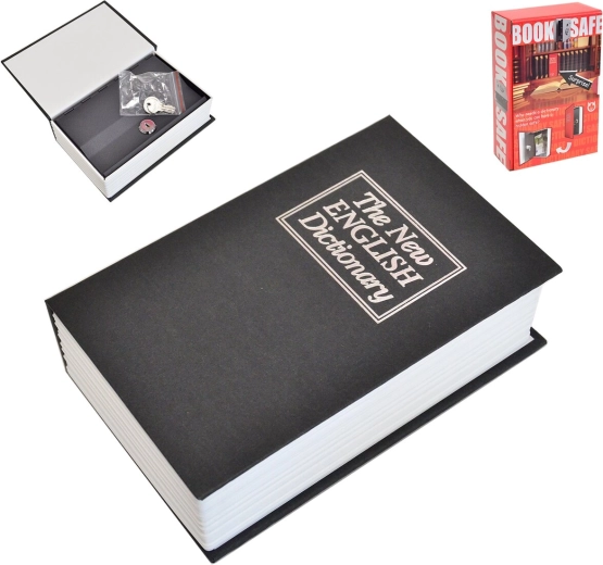 Caja fuerte con forma de libro 11 × 19 cm (2 variantes)