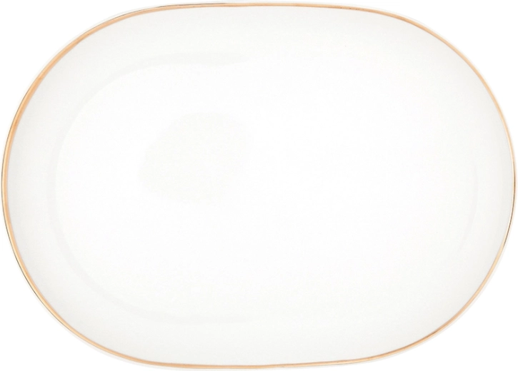Fuente de servir Mariapaula moderna gold 28 cm