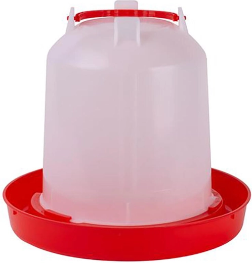 Bebedero para aves de corral 3 l de plástico