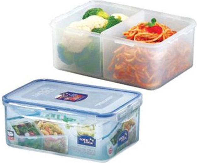Recipiente para alimentos con 2 compartimentos 2,3 l LOCK