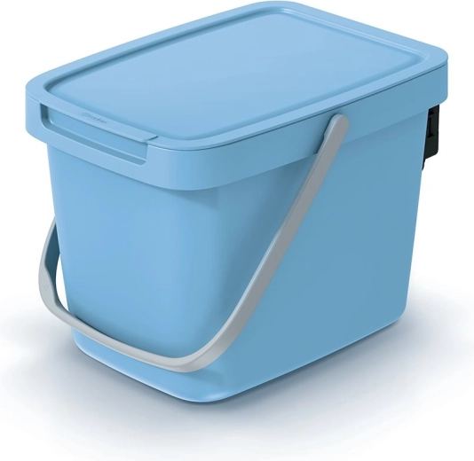 Papelera Systema Q Collect 6 l azul claro