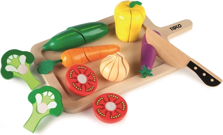 Tidlo tabla de cortar con verduras