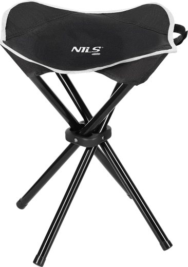 Taburete plegable Nils Camp negro