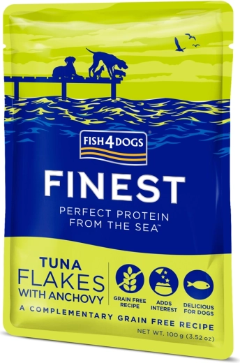 Bolsa para perros con atún y anchoas 100 g FISH4DOGS