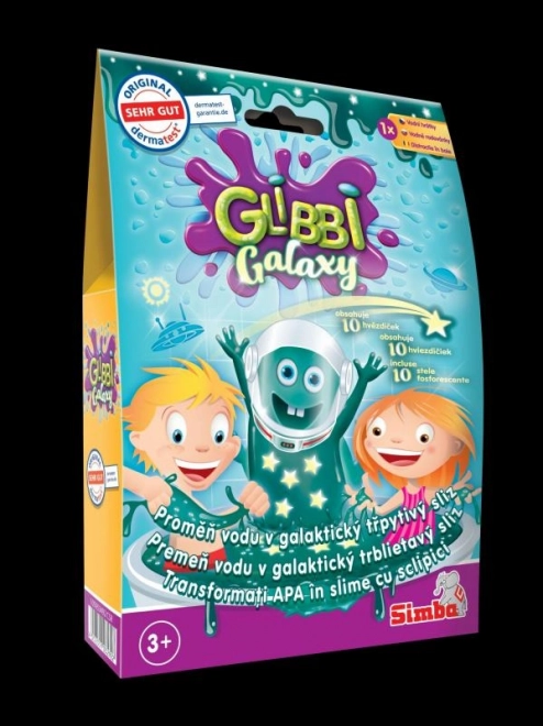 Glibbi Galaxy Slime con estrellitas