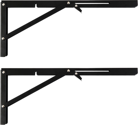 Consolas de pared plegables para estante Maclean