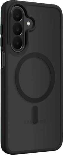 Crong Hybrid matte magnetic MagSafe funda protectora para Samsung Galaxy A27 5G negra