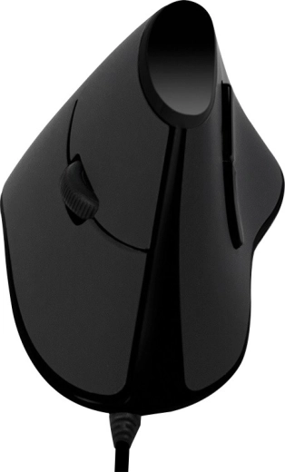 Ratón óptico vertical ergonómico LogiLink USB negro