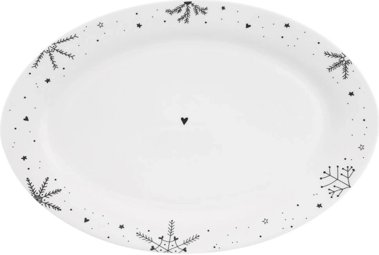Plato de servir Copo de nieve 35 × 23,7 cm