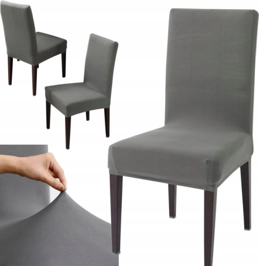 Funda elástica para silla de comedor con goma reforzada - 1 pieza