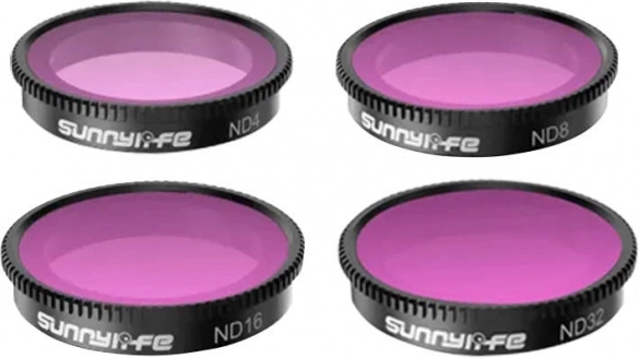 Juego de filtros ND ND4/ND8/ND16/ND32 para INSTA360 GO 3/GO 2 – Sunnylife